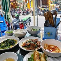 The "beef" is tofu skin heavily cooked. Tastes good too. at Ba Nhất Root Vegetables Restaurant  in Hanoi