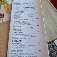 Menu at Festina Lente Bistrot in Seregno