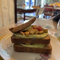 Vegan avocado toast  at Festina Lente Bistrot in Seregno