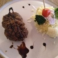 Mushroom steak at Green Tiger House in Chiang Mai