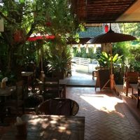 the lobby at Green Tiger House in Chiang Mai