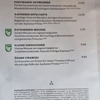 Desert at Postwagen Zum Ratskeller in Aachen