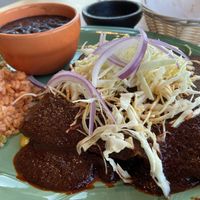Mole enchiladas  at MX21 in Portland