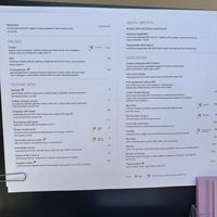 Menu  at Albi Chania in Crete