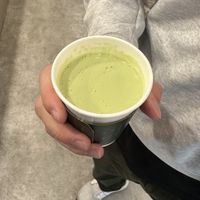 Matcha latte with oat milk   at Gion Tsujiri - Kyoto Station Hachijo Entrance in Kyoto