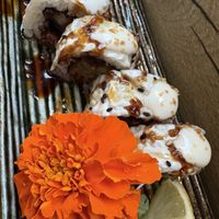 OUR FAVE ROLL so crunchy and yummy!!!! Pacifica  at Tane Vegan Izakaya - Highland Park in Los Angeles