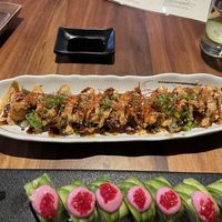 Wa and sunset rollss  at Tane Vegan Izakaya - Highland Park in Los Angeles