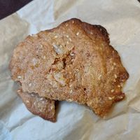Cantonese sweet and salty cookie with wintermelon and walnut! Intriguing at Vegan Meishan  in Melbourne