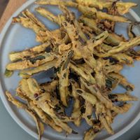 fried okra at Authentikka Winterhude in Hamburg