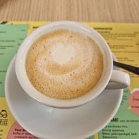 Cappucino met havermelk at Your Coffee Gijsbrecht in Hilversum