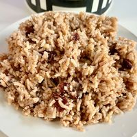 Rice and peas  at Sweet Dee's Jerk Dubai in Dubai