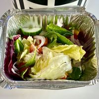 Side salad at Sweet Dee's Jerk Dubai in Dubai