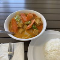 Yellow Curry with Tofu  at Kin-D Thai Kitchen in Redondo Beach