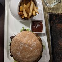 Quinoa burger at Fusion in Gran Canaria
