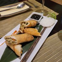 Spring rolls at Fusion in Gran Canaria