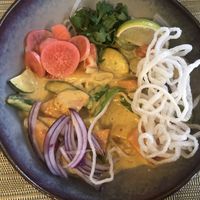 Northern Thai curry  at Fusion in Gran Canaria