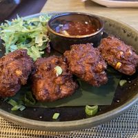 Thai corn fritters  at Fusion in Gran Canaria