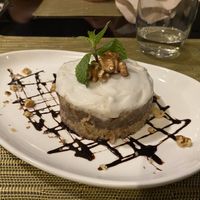 Vegan banoffee pie  at Fusion in Gran Canaria