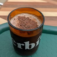 Cacao drink at Herbívoro -  Av. Suba in Bogota