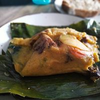 Tamal vegano porción pequeña 🌱 at Herbívoro -  Av. Suba in Bogota