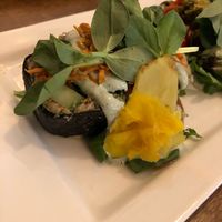 Raw sushi at Live Organic Food in Toronto