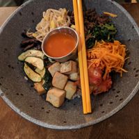 Bibimbap at Live Organic Food in Toronto