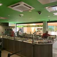 Salad bar at Cafe 4 in Hamilton