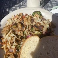 vegan hash  at Luna Park Cafe in Seattle