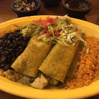 Veggie enchiladas   at Tres Amigos in Cheyenne