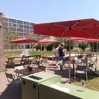 Outdoor area at Cafe Restaurant Polder in Noord-holland