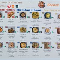 menu at Foodie Mumbhaiya in Portland