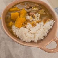 Spicy curry at Changhe Building & Light Meal in Magong City