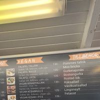 Vegan menu   at Hamngrillen in Västra Götalands Län