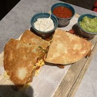Quesadillas with soy chunks  at O'Learys Moss in østfold