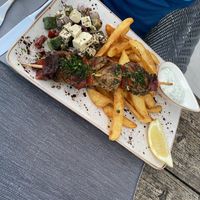 Greek platter at Villa Vegana in Mallorca