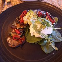 The burata course at Villa Vegana in Mallorca