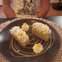 Vietnamiese night: desert at Villa Vegana in Mallorca