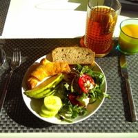Frühstücksteller at Villa Vegana in Mallorca