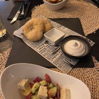 Bauernsalat und Aioli  at Villa Vegana in Mallorca