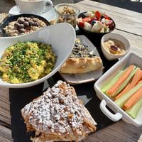 Veganes Frühstücksplatte  at Villa Vegana in Mallorca