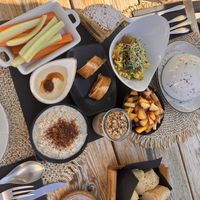 Breakfast   at Villa Vegana in Mallorca