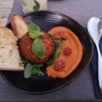 Best vegan burrata at Villa Vegana in Mallorca