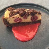 Chocolate Cherry Cheesecake  at Villa Vegana in Mallorca