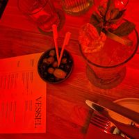 Drinks and nibbles at Vessel in Edinburgh