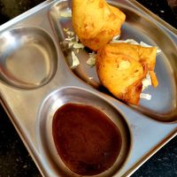 Samosas at Udupi Palace in Berkeley
