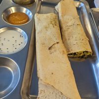 Spinach Potato Dosa at Udupi Palace in Berkeley