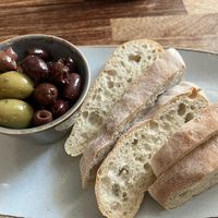 Starter bread w olives oil  at The Greyhound Inn in Maryland