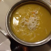 Vegan mulligatawny soup at Bethesda Curry Kitchen in Bethesda