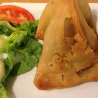 Vegan samosa- 2 per order at Bethesda Curry Kitchen in Bethesda