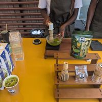 Matcha in process! at Himiko Matcha Cafe  in Nairobi